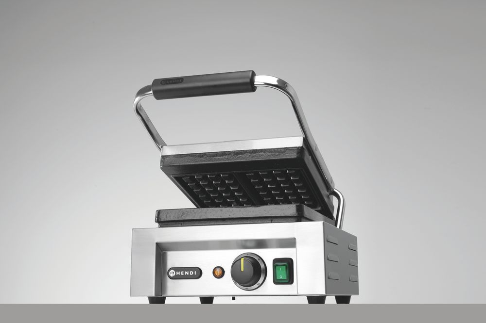 Piastra per waffle 'Liège', HENDI, 230V/1500W, 330x437x(H)251mm