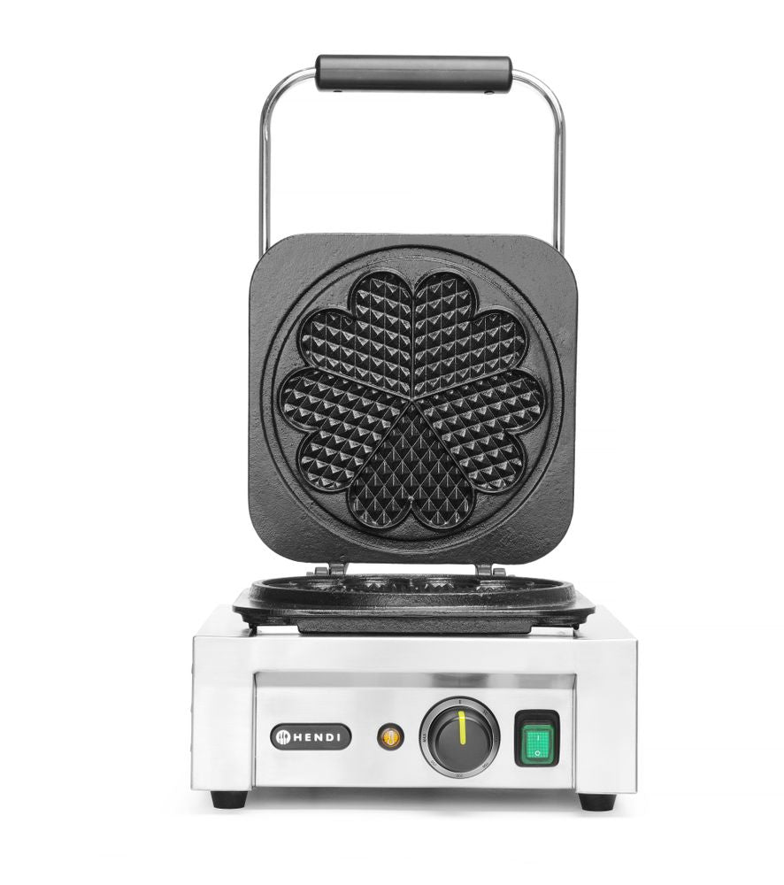 Piastra per waffle cuore, HENDI, 230V/2200W, 330x543x(H)251mm