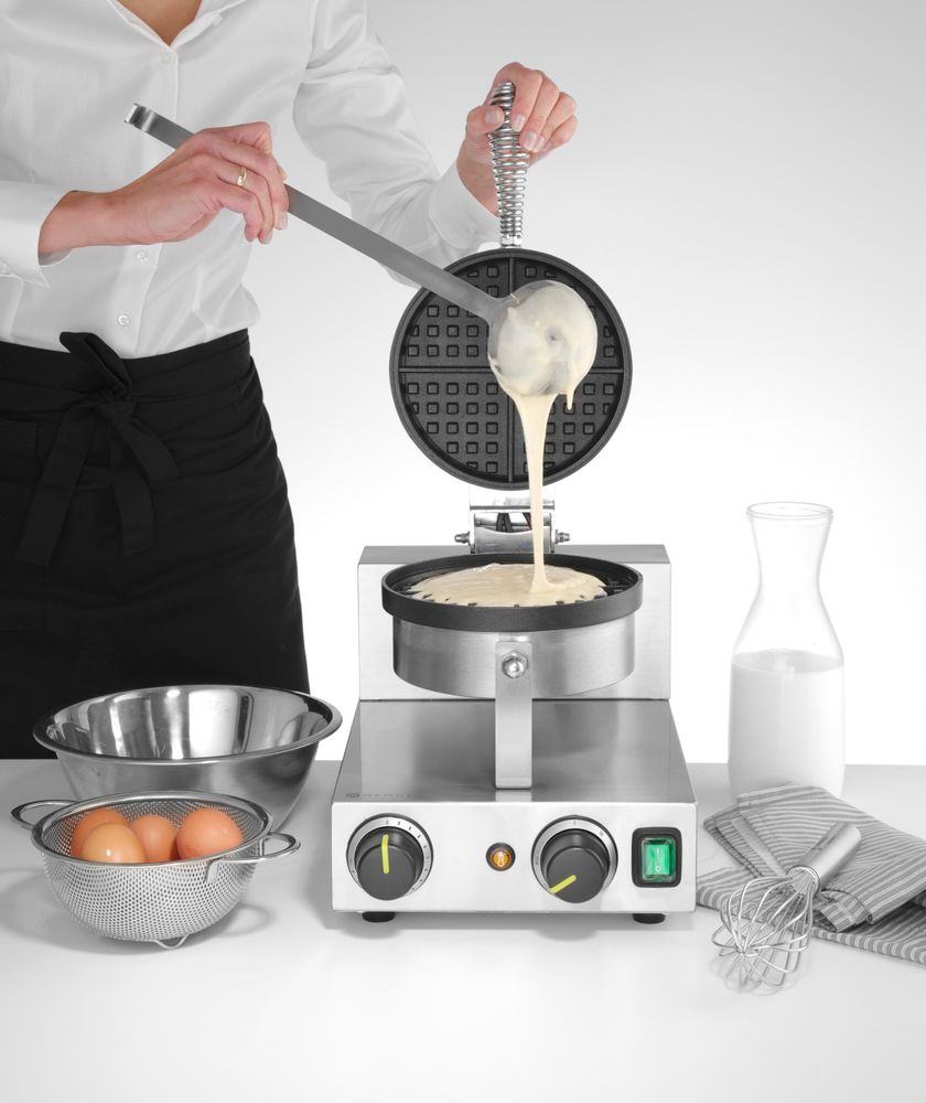 Waffle, HENDI, 230V/1000W, 250x491x(H)285mm