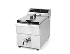 Friggitrice ad induzione con rubinetto di scarico - 8 l