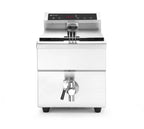 Friggitrice ad induzione con rubinetto di scarico - 8 l