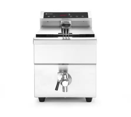 Friggitrice ad induzione con rubinetto di scarico - 8 l