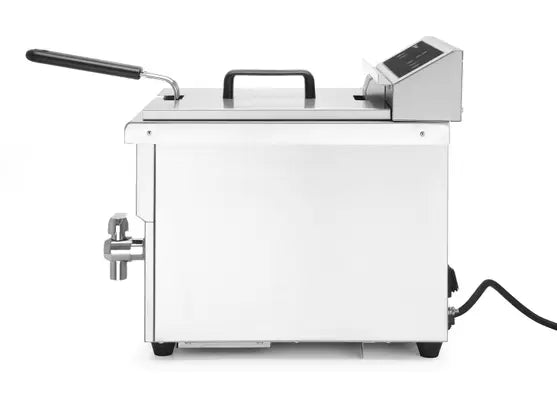 Friggitrice ad induzione con rubinetto di scarico - 8 l