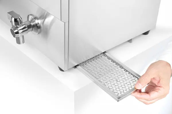 Friggitrice ad induzione con rubinetti di scarico - 2 x 8 l, HENDI