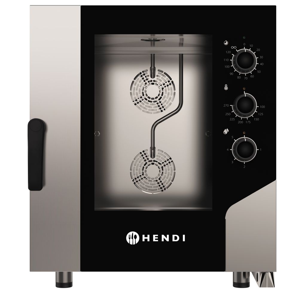 CONTROLLO forno a vapore a convezione 7x GN1/1, HENDI, 400V/10400W, 730x855x(H)850mm