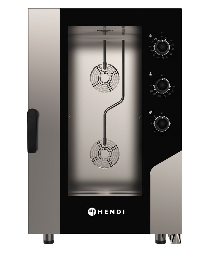 CONTROLLO forno a vapore a convezione 11x GN1/1, HENDI, 400V/15400W, 730x855x(H)1130mm