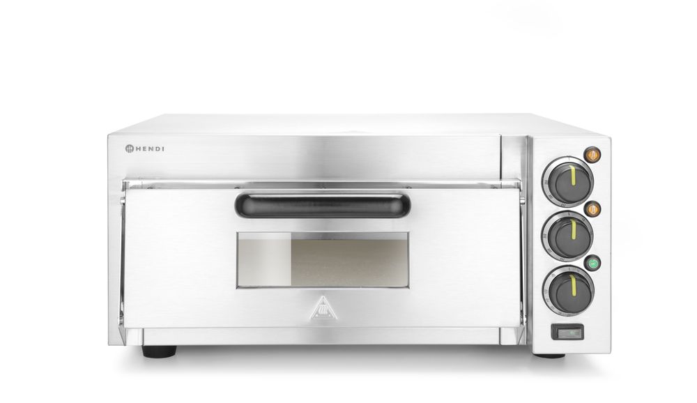 Forno da pizza compatto, HENDI, Argento, 230V/2000W, 580x560x(H)275mm