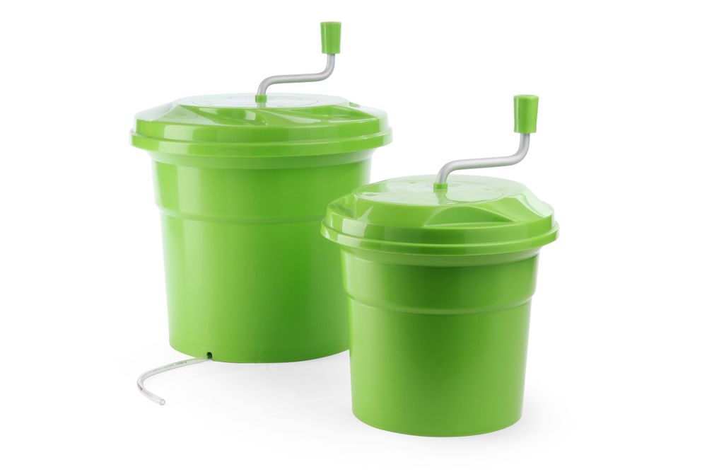 Centrifuga per insalata, HENDI, 12L, Verde, ⌀335x(H)430mm