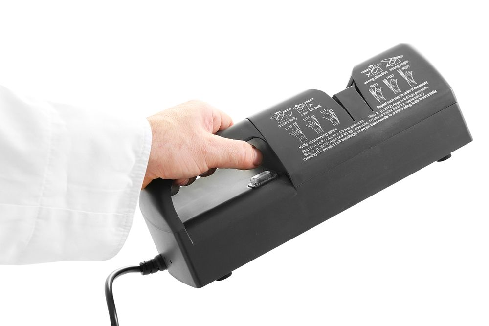 Affilatore per coltelli elettrico, HENDI, 230V/50W, 295x110x(H)110mm