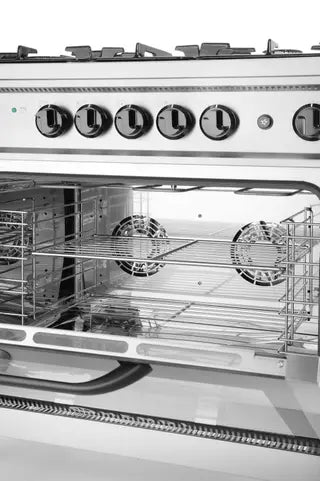 Cucina a gas - 5 bruciatori con forno elettrico, HENDI