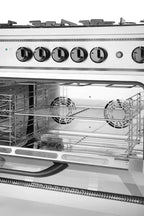 Cucina a gas - 5 bruciatori con forno elettrico, HENDI
