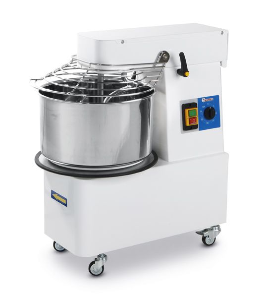 Miscelatore a spirale con testa sollevabile e ciotola rimovibile, HENDI, 88 kg/h, 32L, 400V/1100W, 431x740x(H)804mm