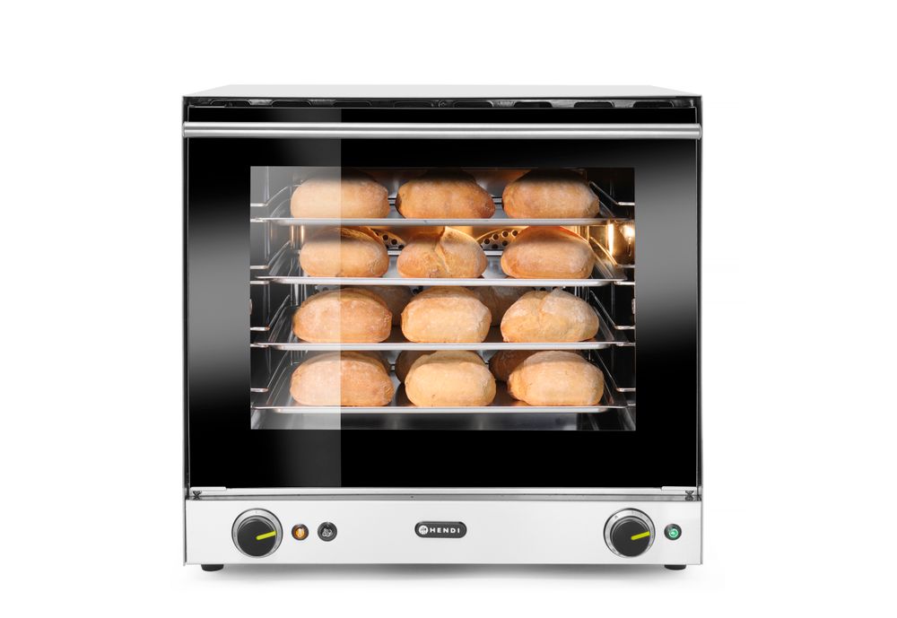 Forno a convezione con umidificatore H90S, HENDI, 62L, 220-240V/2670W, 595x595x(H)570mm