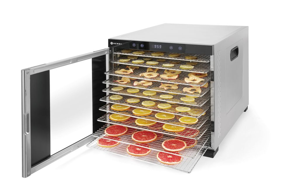 Essiccatoio Profi Line 10 teglie, HENDI, Profi Line, 10 teglie, 230V/1000W, 430x550x(H)416mm