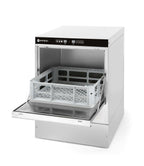 Lavabicchieri 40x40 - controllo elettronico, HENDI, 230V/2800W, 470x510x(H)710mm