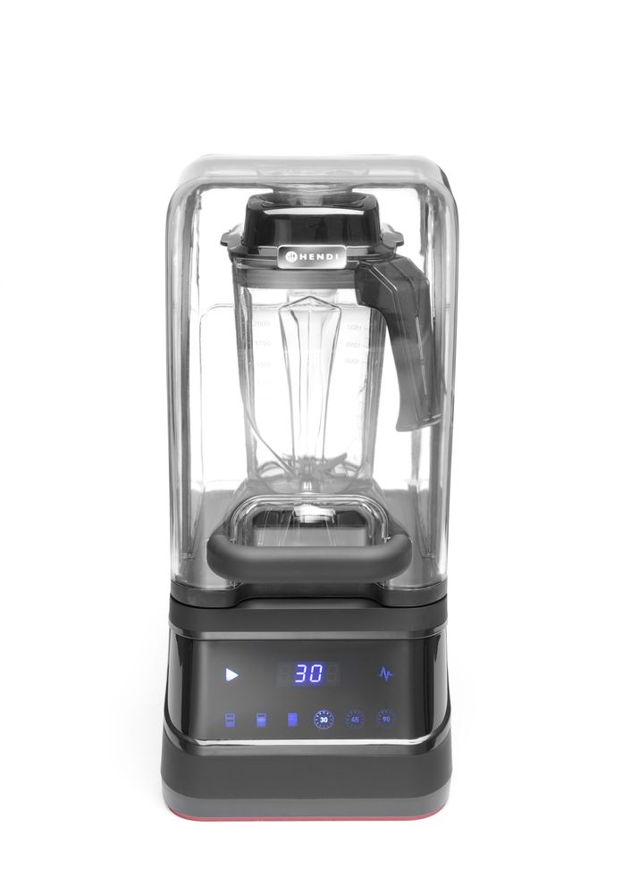 Blender digitalie per bar con custodia anti rumore, HENDI, 2,5L, Nero, 220-240V/1680W, 250x300x(H)546mm