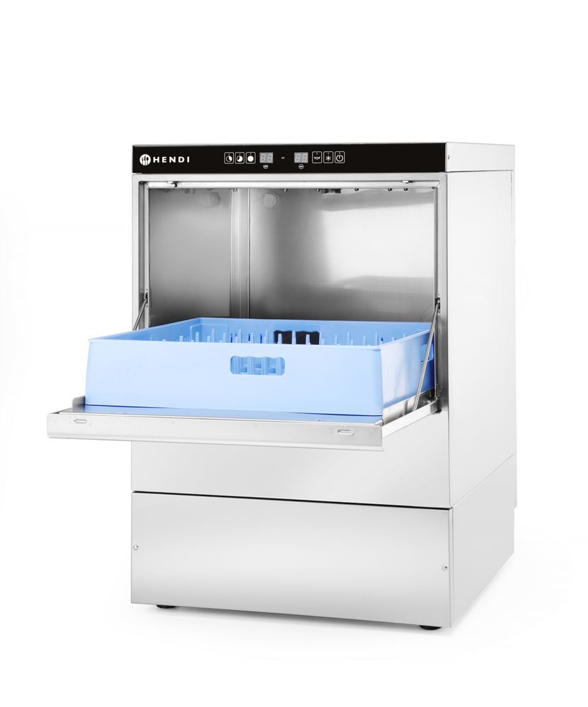 Lavastoviglie 50x50 - controllo elettronico, HENDI, 400V/6600W, 570x600x(H)830mm