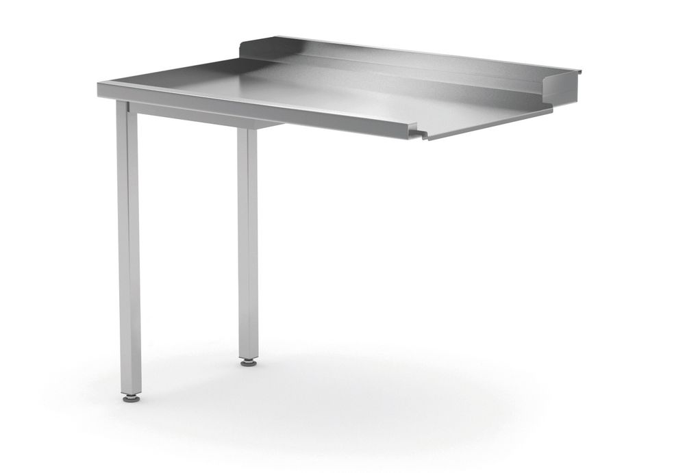 Tavolo di scarico per lavastoviglie., HENDI, Lato sinistro, 1000x700x(H)850mm