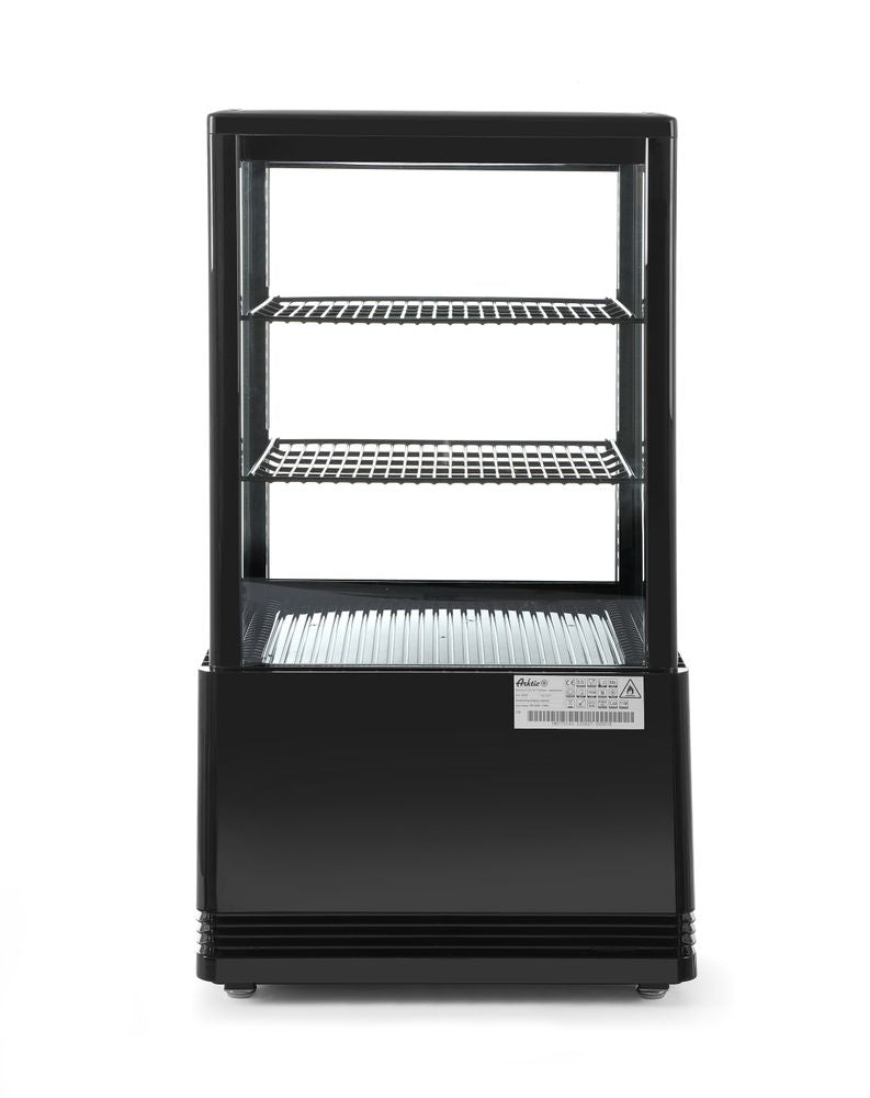 Vetrina da esposizione, 58 litri, Arktic, Nera, 230V/170W, 452x406x(H)830mm