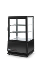 Vetrina da esposizione, 58 litri, Arktic, Nera, 230V/170W, 452x406x(H)830mm