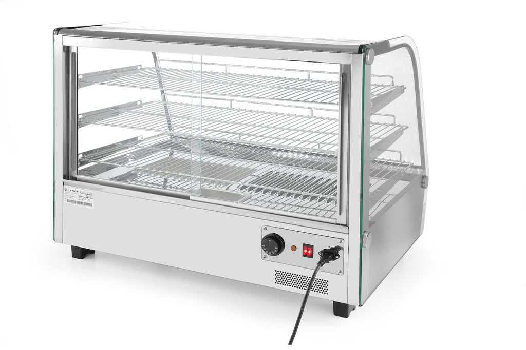 Vetrinetta da banco riscaldata, HENDI, 160 litri