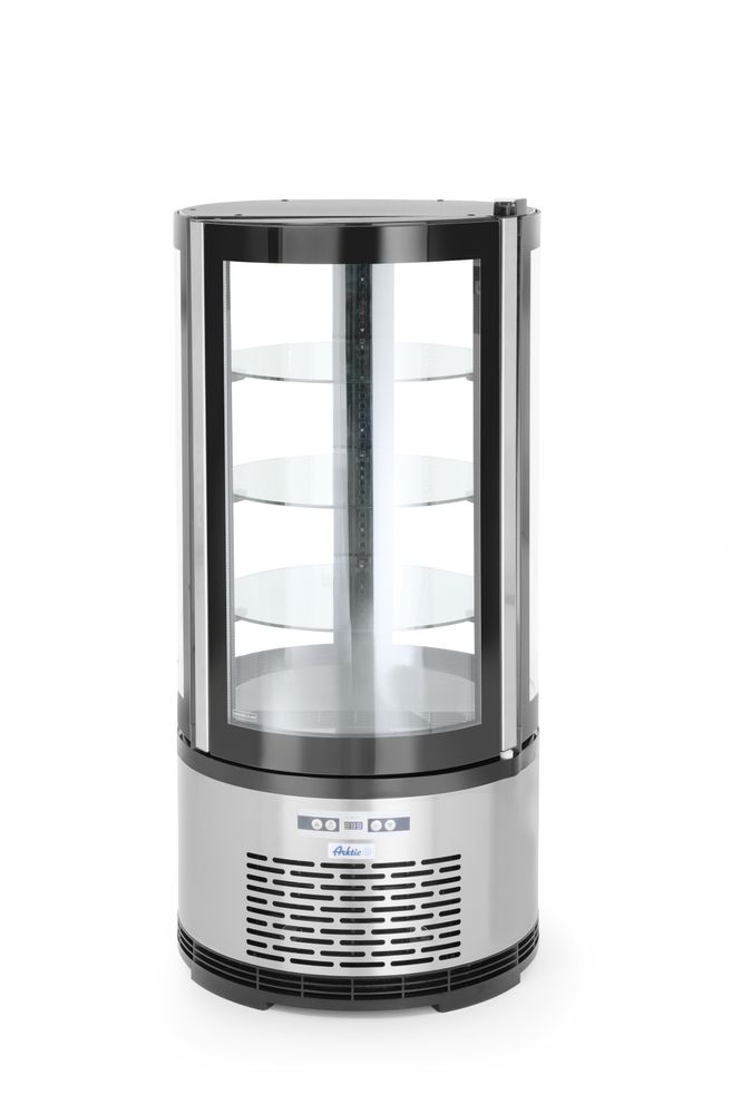 Vetrina da dessert rotonda, Arktic, 100L, 230V/210W, ⌀480x(H)1065mm
