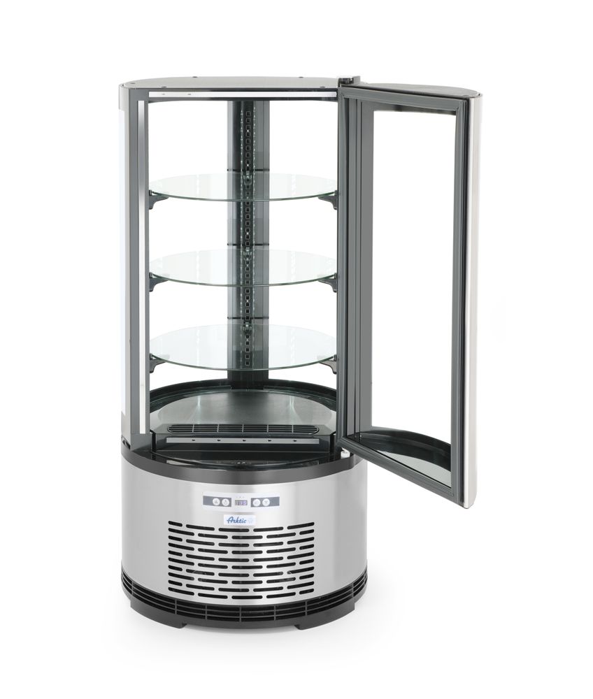Vetrina da dessert rotonda, Arktic, 100L, 230V/210W, ⌀480x(H)1065mm