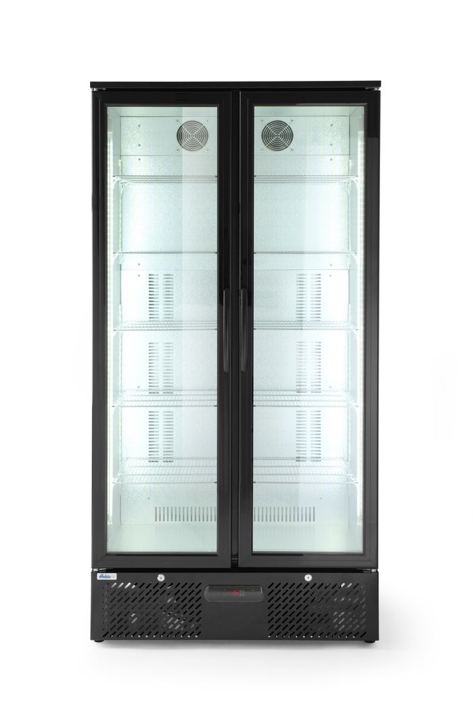 Frigorifero a doppia porta per bar posteriore, Arktic, 477L, Nero, 220-240V/365W, 900x530x(H)1820mm