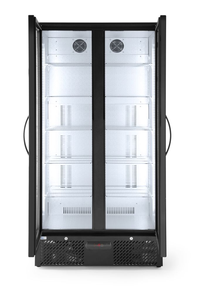 Frigorifero a doppia porta per bar posteriore, Arktic, 477L, Nero, 220-240V/365W, 900x530x(H)1820mm