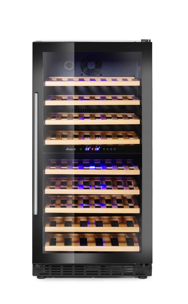 Cantinetta per vini, 2 zone, 72 bottiglie, Arktic, 232L, 220-240V/110W, 595x675x(H)1215mm