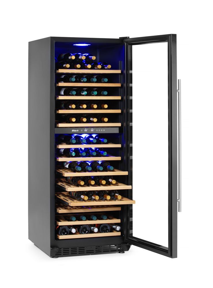 Cantinetta per vini, 2 zone, 135 bottiglie, Arktic, 387L, 220-240V/130W, 595x675x(H)1625mm