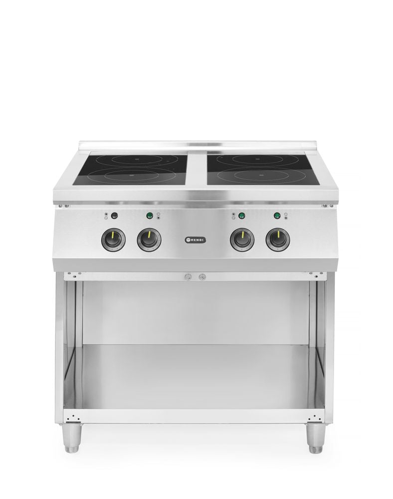 Cucina ad induzione con 4 piani cottura, HENDI, 400V/17000W, 800x720x(H)854mm