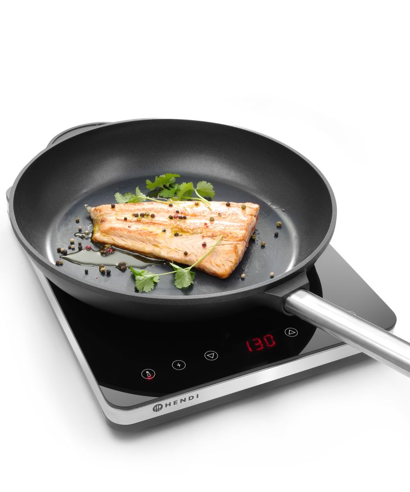 Fornello ad induzione modello 2000, HENDI, Kitchen Line, 230V/2000W, 295x400x(H)42mm
