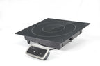 Piano caldo ad induzione 1000W, Fine Dine, Nero, 230V/1000W, 350x397x(H)85mm