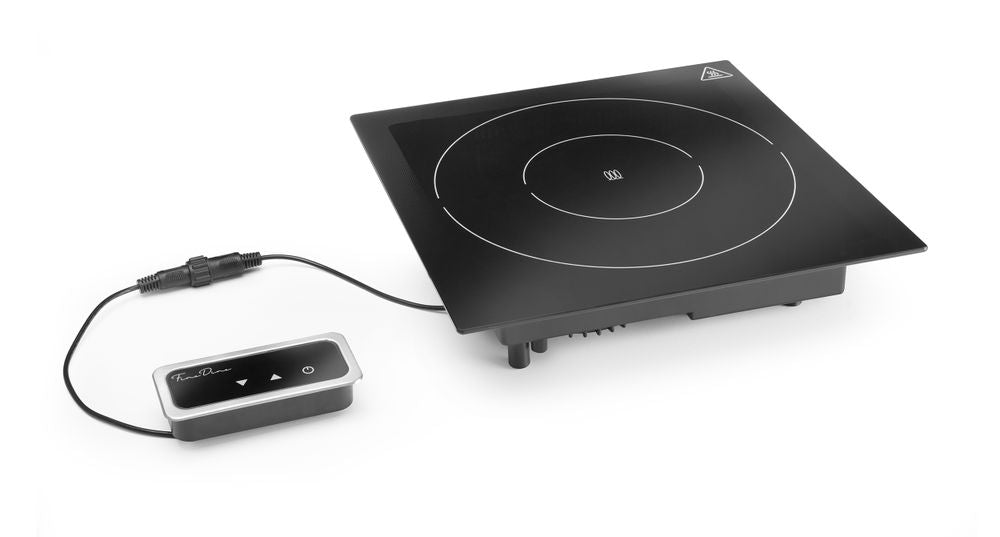 Piano caldo ad induzione 1000W, Fine Dine, Nero, 230V/1000W, 350x397x(H)85mm