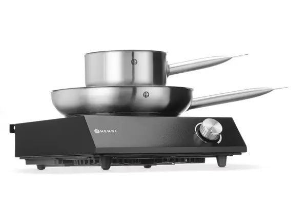 Set: piastra a induzione 3500W + pentola + padella, HENDI