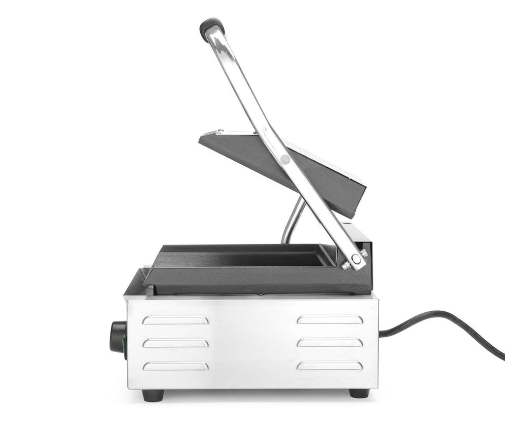 Grill a contatto- versone singola, HENDI, sopra e sotto rigata