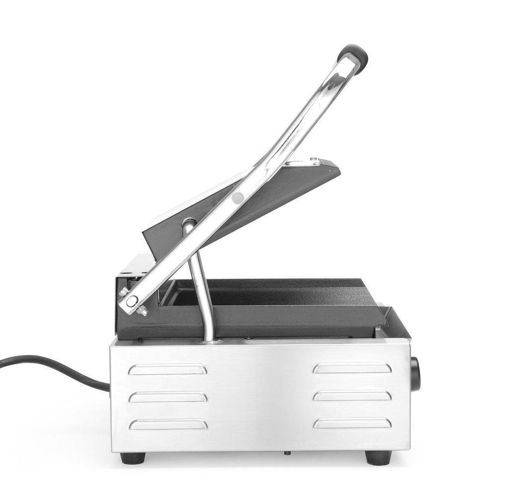 Grill a contatto- versone singola, HENDI, sopra e sotto rigata