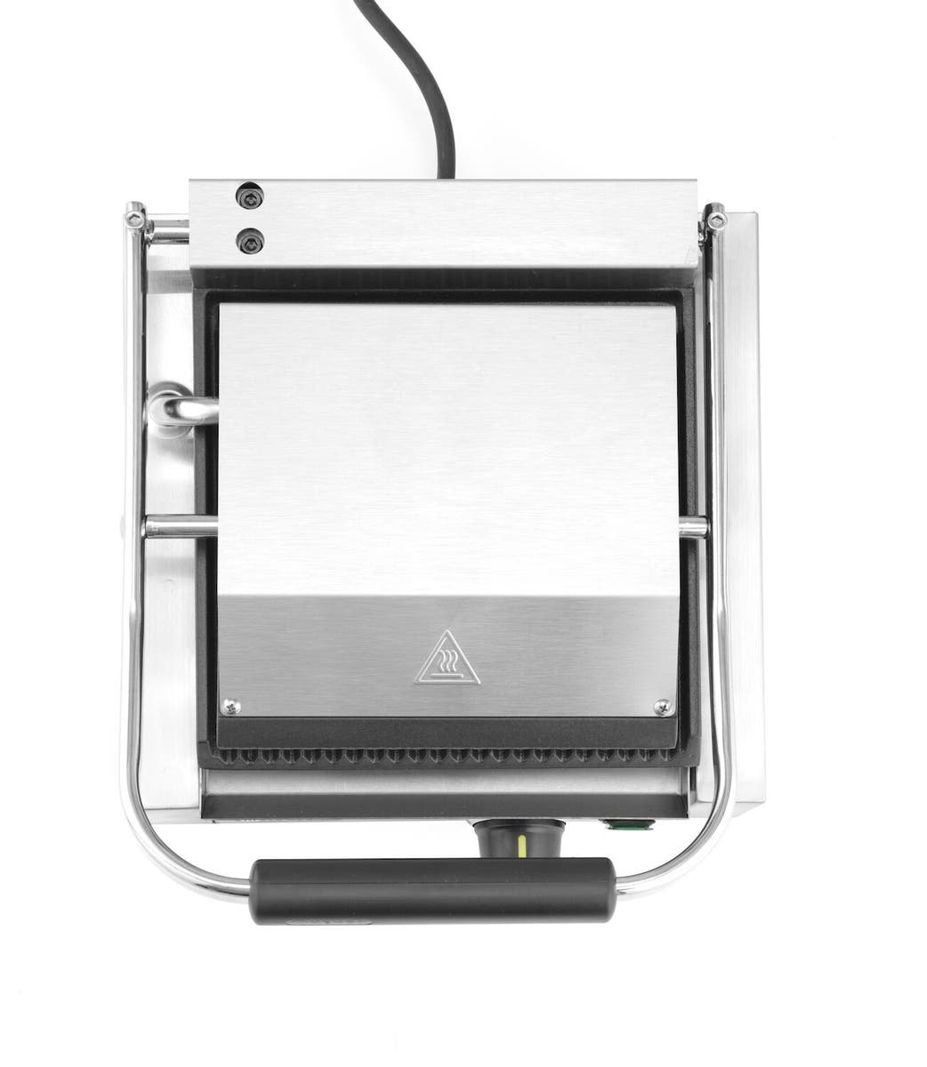 Grill a contatto- versone singola, HENDI, sopra e sotto rigata