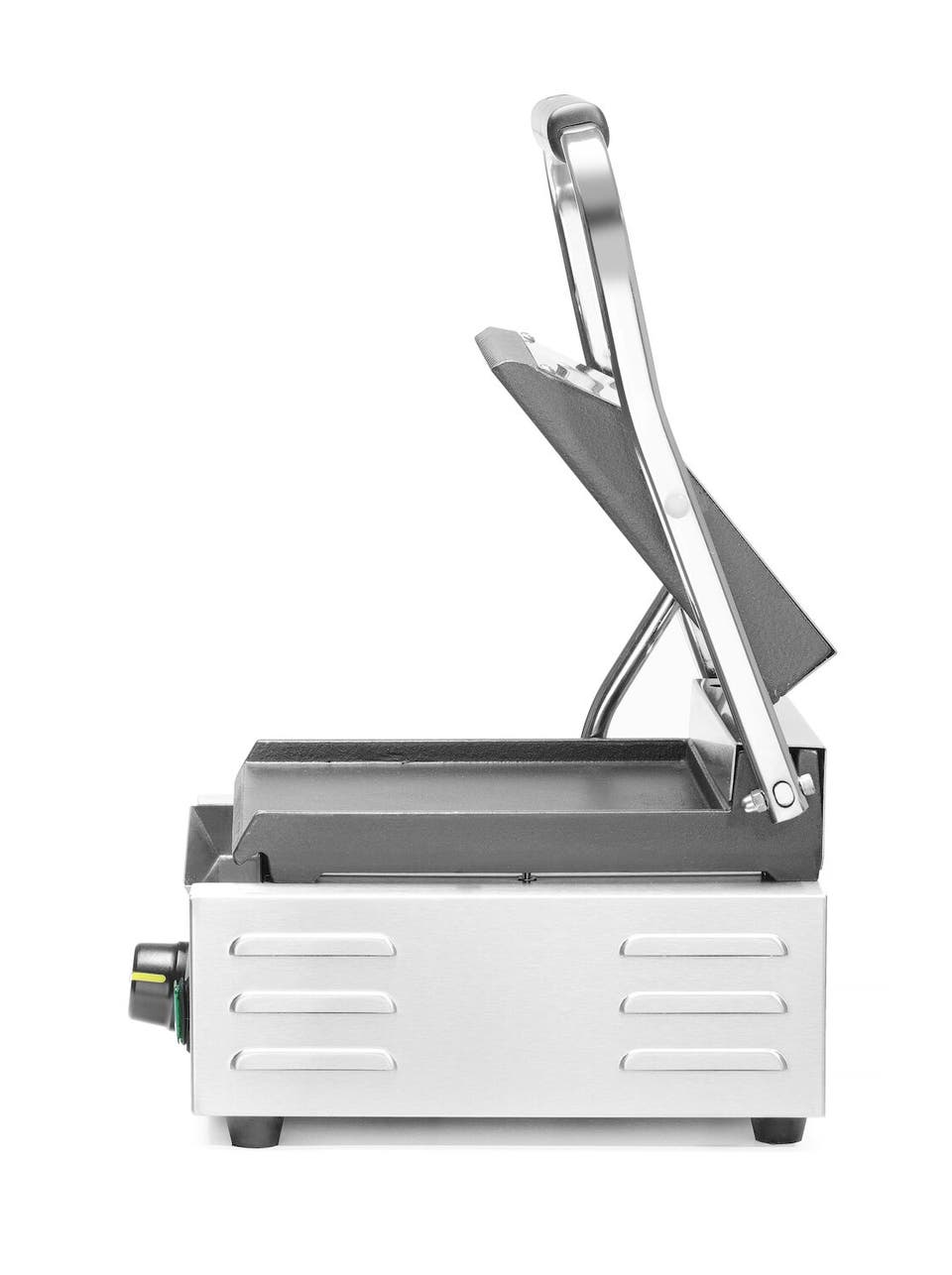 Grill a contatto- versone singola, HENDI, sopra rigata e sotto liscia