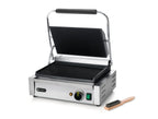 Grill a contatto "Panini", HENDI, sopra e sotto rigata