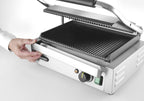 Grill a contatto "Panini", HENDI, sopra e sotto rigata