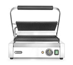 Grill a contatto "Panini", HENDI, sopra e sotto rigata