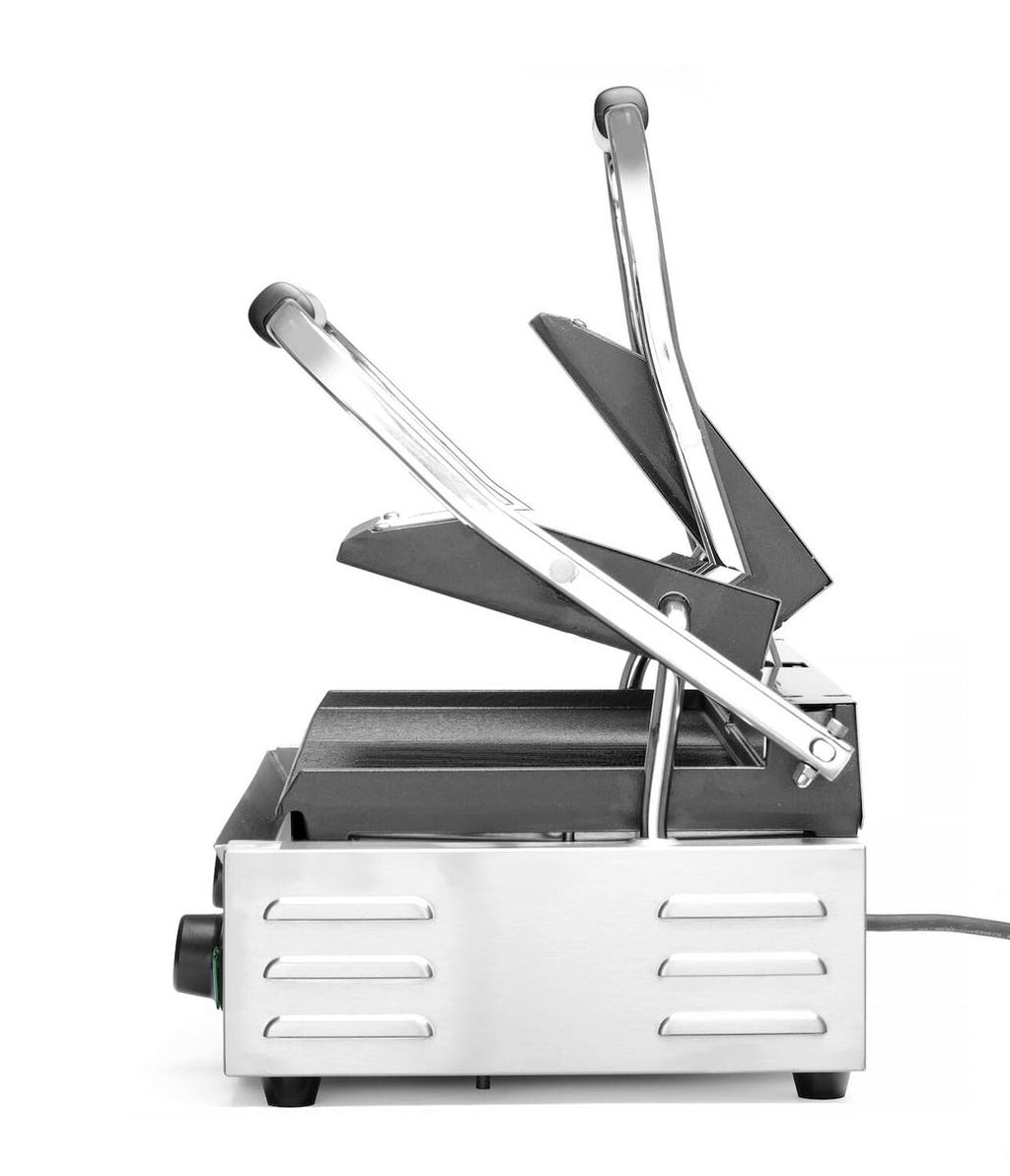 Grill a contatto - versione doppia Rigata, HENDI, sopra e sotto rigata