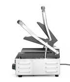 Grill a contatto - versione doppia Rigata, HENDI, sopra e sotto rigata