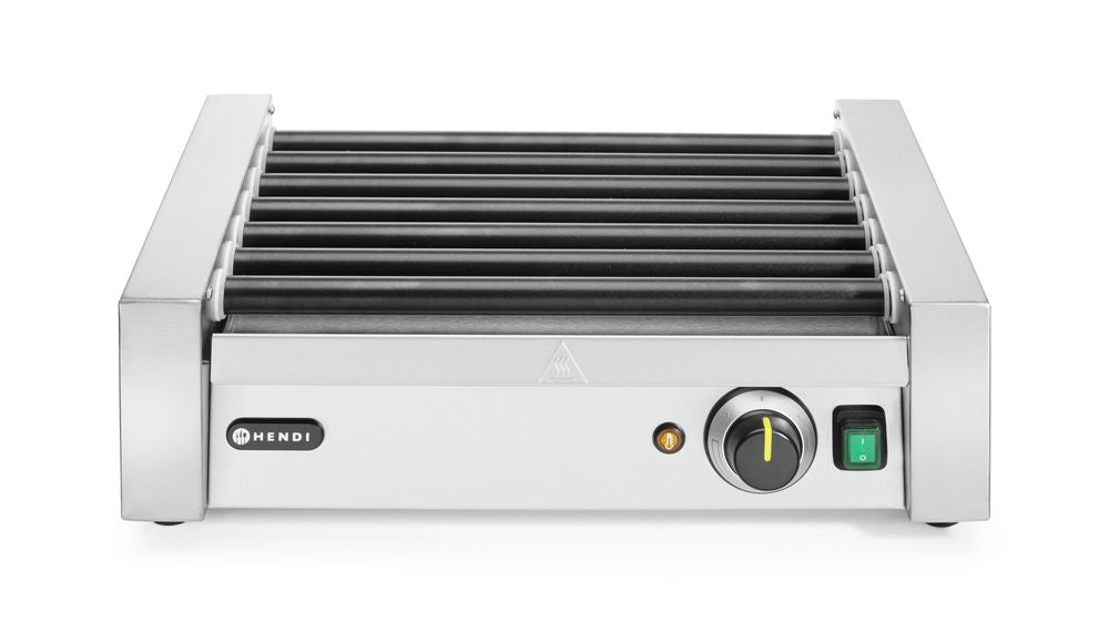 Grill rotante per salsicce - una zona, HENDI, 7 rulli, 230V/740W, 525x365x(H)176mm