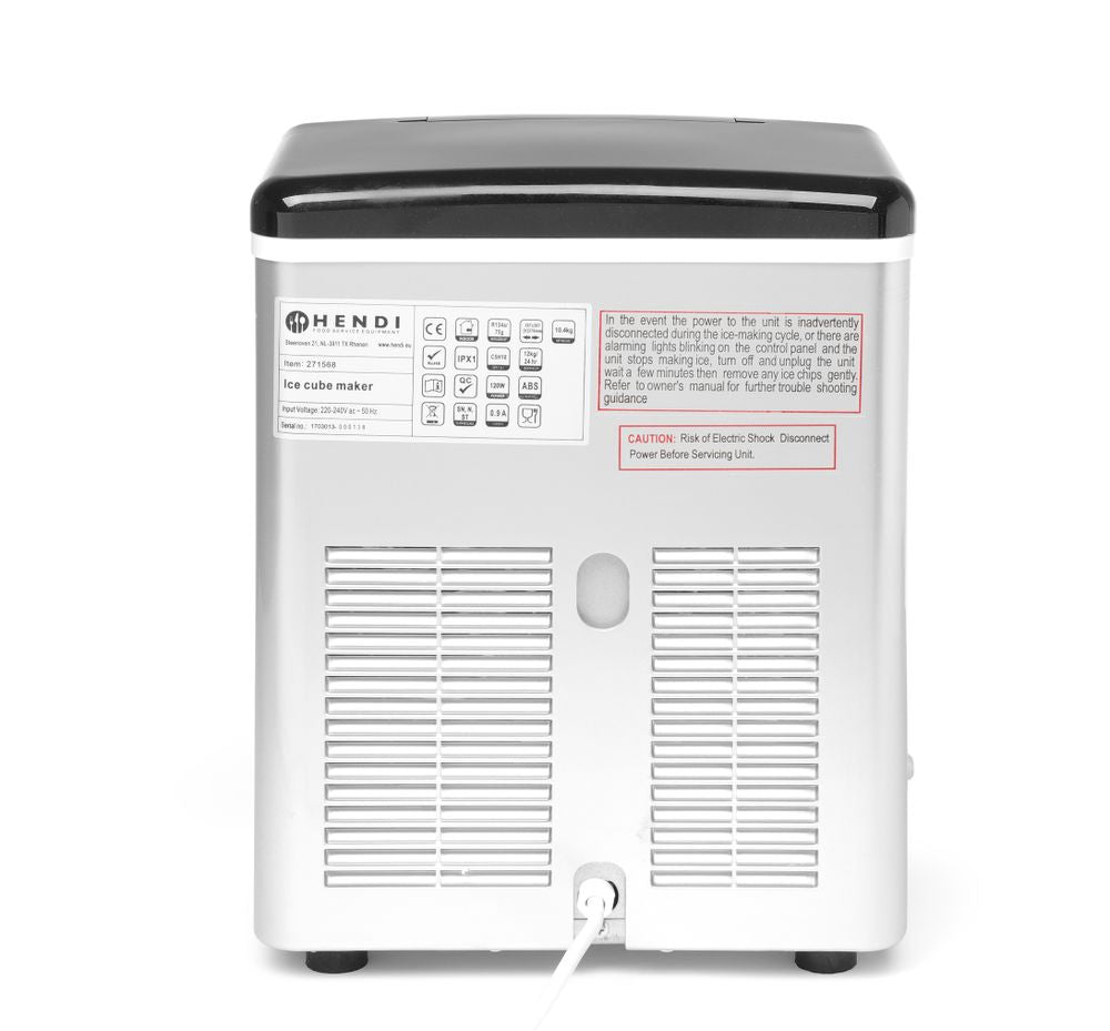 Macchina per cubetti di ghiaccio, Arktic, 230V/120W, 320x400x(H)575mm