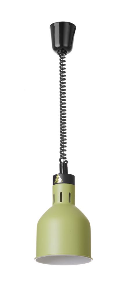 Lampada termica cilindrica regolabile, HENDI, Verde, 230V/250W, ⌀175x(H)250mm