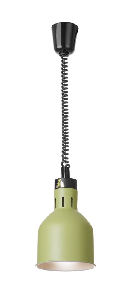 Lampada termica cilindrica regolabile, HENDI, Verde, 230V/250W, ⌀175x(H)250mm