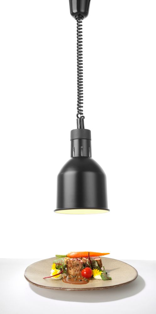 Lampada termica cilindrica regolabile, HENDI, Nero, 230V/250W, ⌀175x(H)250mm